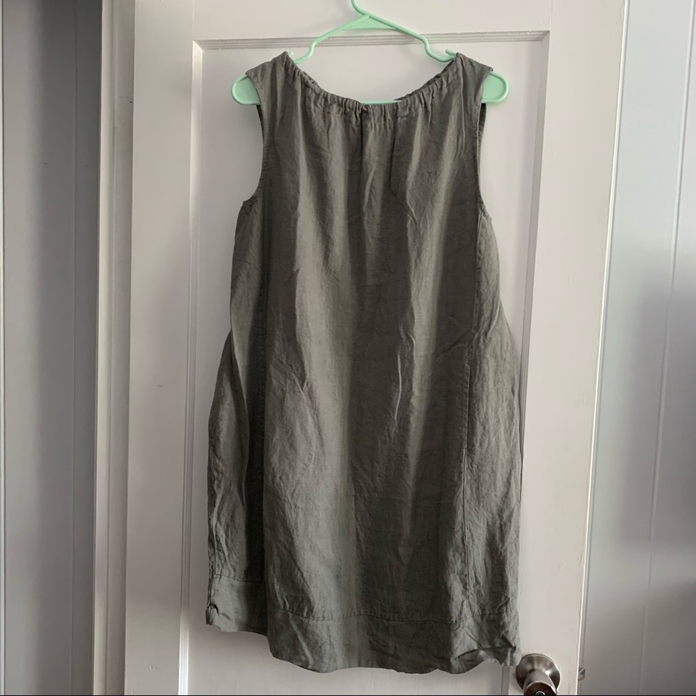 Pure Lino loose fitting dress